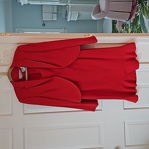 ❤️CARLISLE red jacket and dress suit, size 8